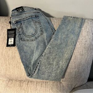 True Religion Washed Vintage Denim Jeans